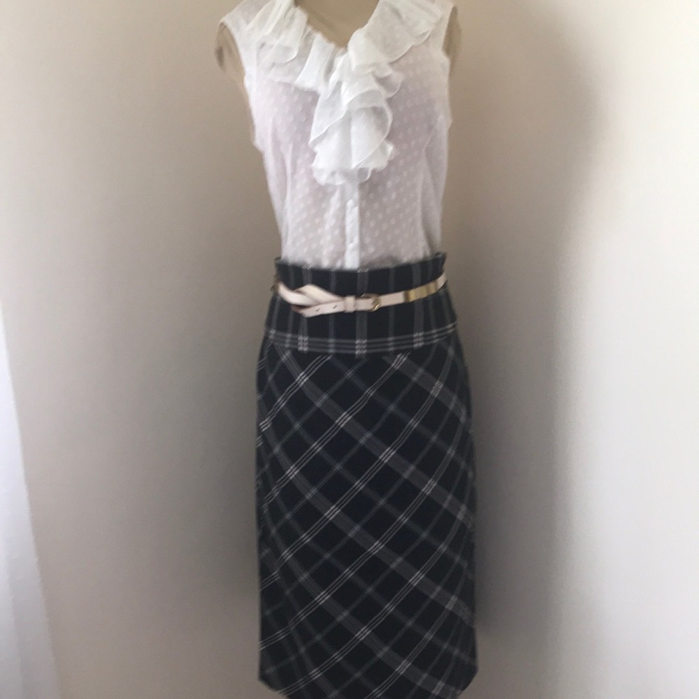 High Waisted Pencil Skirt Retro